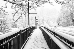 The Patapsco Bridge in Winter, Ellicott City, Maryland